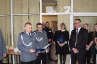 zdjęcie przedstawia aspiranta sztabowego Marka Niedzielę, który odchodzi na emeryturę