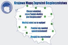 obrazek poglądowy krajowa mapa zagrożeń bezpieczeństwa