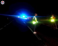 zdjęcie  przedstawia zdarzenie drogowe z Woli Lisowskiej