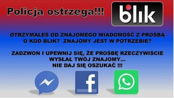 zdjęcie poglądowe przedstawiające możliwe sposoby działania oszustów kody blik, komunikatory internetowe