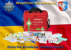 zbiórka środkow medycznych plakat