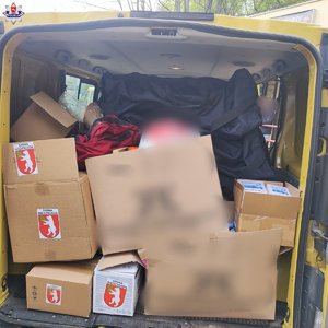 zdjęcie przedstawia zebrane dary