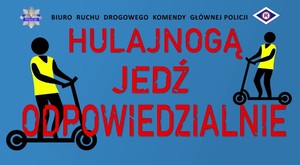 zdjęcie przedstawia plakat akcji jednośladem bezpiecznie do celu
