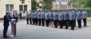 Komendant Powiatowy Policji w Lubartowie inspektor Andrzej Antoniewski