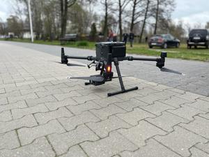 na zdjęciu dron należący do Komendy Powiatowej Policji w Lubartowie