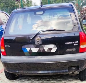 na zdjęciu samochód zatrzymanego 37-latka