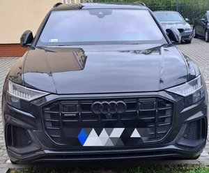 na zdjęciu odzyskane audi