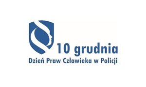 logo 10 grudnia dzień praw człowieka w Policji&amp;quot;