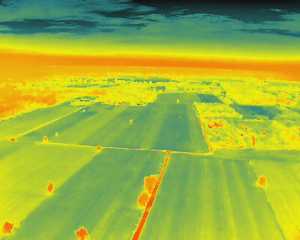 na zdjeciu widok z termowizji