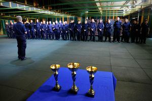 na zdjęciu policjanci