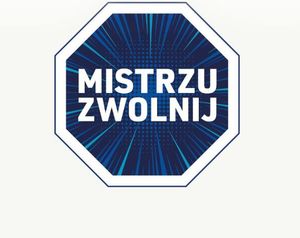 na zdjeciu plakat akcji Mistrzu Zwolnij