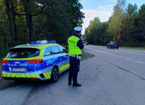 policyjna kontrola na drodze