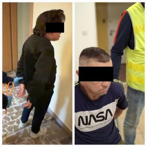 Zatrzymany mężczyzna i kobieta do usiłowania oszustwa i oszustwa.