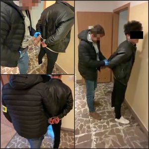 zatrzymany mężczyzna