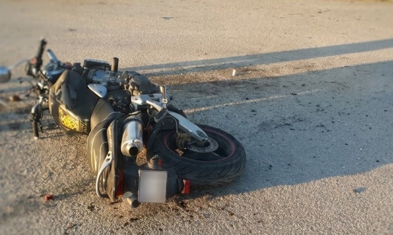 51-letni motocyklista ranny w wypadku w Dębiny