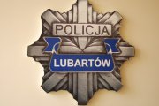 logo policyjnej gwiazdy komendy w Lubartowie